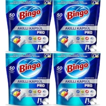Akıllı Kapsül Pro Bulaşık Makinesi Deterjanı Tableti 200 Adet Limon Kokulu 4pk 50