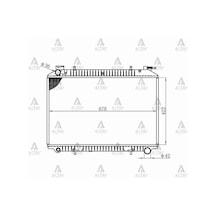 Nissan Vanette Su Radyatörü 26mm 214109c001
