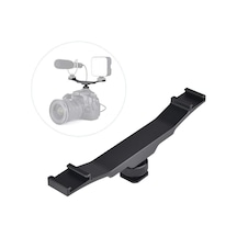 Dslr İçin Flaş Bracket İki Girişli Flaş, Led, Mikrofon Tutucu Çok Renkli