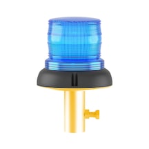 Mesan Ø110 Xenon Çakar Boru Montaj Lamba Mavi 12vdc Ms 604.5.12vdc