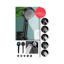 Duş Başlığı Ayarlı Turbo Fanlı Siyah Ktx-2999