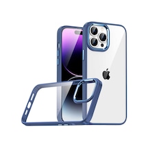 Zore İphone 14 Pro Max Uyumlu Ogaa Flora Kılıf-sierra Mavi