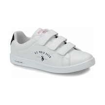 U.S. Polo Assn. U.s Polo Assn. Sınger Beyaz Cırtlı Çocuk Sneaker Spor Ayakkabı 001
