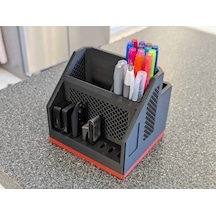 Masaüstü Usb Yuvalı Kalemlik Siyah