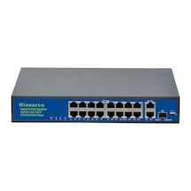 16 Port Poe Switch 2 Port Uplink Gigabit 1 Port Sfp