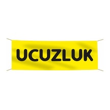Ucuzluk Afis - Pankart 75x300 Tek Ebat