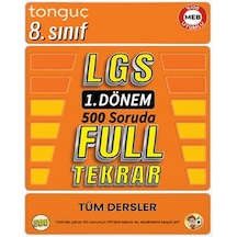 Tonguç Akademi 8. Sınıf Lgs 1. Dönem Full Tekrar