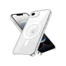 İphone 16e Kılıf Pc Real Magsafe Kapak - Şeffaf