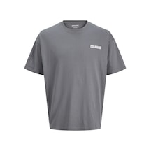 Jack & Jones Erkek Sirt Baskili Loose Fit Tisört - Boye - 12300395 Turbulence