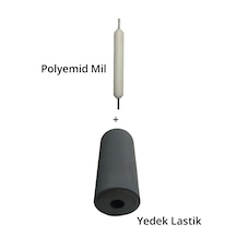 Umur Tutkal Sürme Merdanesi Lastiği Ve Polyemid Mil