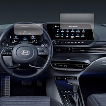Hyundai Bayon Gösterge Ve Multimedya Paneli Uyumlu Nano Cam Ekran Koruyucu Set