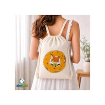 Ghostbastır Design Zootropolis Büzgülü Keten Çanta C380 Bej