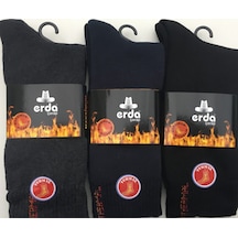 Erda Erkek Termal Çorap 3'Lü Asorti 40-44 Çok Renkli