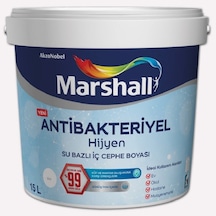 Marshall Antibakteriyel Hijyen Iç Cephe Duvar Boyası15 L (20 KG) (415439527)