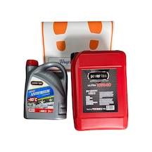 Power Ten 10W-40 Motor Yağı 10 L + Kırmızı Antifiriz 3 L
