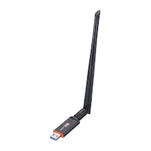 Vkemall "çift Bantlı 1200m Usb Wifi Alıcı - 5g Bağlantı, Wps Düğmeli, Harici Antenli"