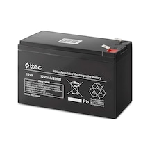 Ttec 12V Volt 9Ah Amper Bakımsız Kuru Akü 2024 Üretim