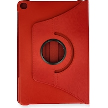 Newface Lenovo Tab M10 Tb328fu Kılıf 360 Tablet Deri Kılıf - Kırmızı