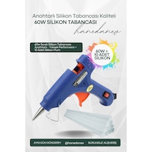 60w Sıcak Silikon Tabancası Anahtarlı + 10 Adet Silikom Mum - Yüksek Kalite Performans