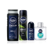 Men Erkek Çeyiz Bohçası, Duş Jeli 500ml, Tıraş Sonrası Losyon, Sprey Deodorant, Roll-on, Ter Karşıtı Diğer