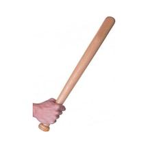 Beyzbol Sopası 55cm Dişbudak Ağacından Bezbol Sopası Kahverengi