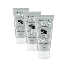 A'pıeu Gözenek Temizleyici Kil Ve Kömür Maskesi 50 Mililitre Fresh Mate Peat Mask Pore Clearing 3 Paketi