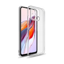 Fitcase Xiaomi Redmi 12c Kılıf Kamera Korumalı Silikon Şeffaf Kapak