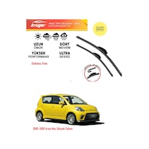 Daihatsu Sirion 2006 Model Muz Silecek Takımı Araca Özel . Aparat