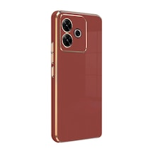 Newface - 804 - Xiaomi Redmi 13 4g Kılıf Volet Silikon - Edntrend - - Kırmızı