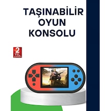 520 Oyunlu Taşınabilir Oyun Konsolu Hd Ekranlı Retro Eğlence Belirtilmemiş