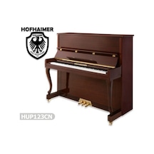 Hofhaimer Hup123wn Konsol Piyano Ceviz Üst Segment 123 Cm Yükseklik, Zengin Akustik Rezonans, Geleneksel Tasarım, Tam Klavye Yapısı