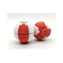 Alvera Press Küresi 3d Baskı Dönüşen Mekanik Fidget Stres Oyuncağı-kırmızı-beyaz