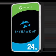 Seagate 3.5" 24tb Skyhawk Aı St24000ve002 7200 Rpm 512mb Sata-3 Güvenlik Diski Distribütör