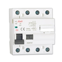 Flash 4x40a 30ma 10ka Kaçak Akım Rölesi