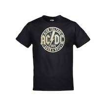 Kalic Studio Unisex Siyah Ac Dc High Voltage Rock And Roll 1975 Baskılı Siyahorj302