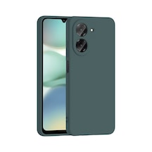 Xiaomi Redmi A5 4g Kılıf Yumuşak Silikon Kamera Korumalı Lansman Cherena Koyu Yeşil