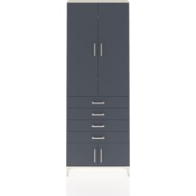 Arges Dolap 4 Raflı 4 Çekmeceli 4 Kapaklı 88x30x243 Aytaşı-an... Aytaşı