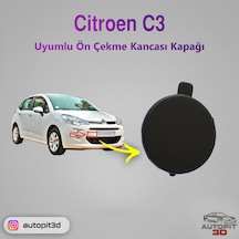 Citroen C3 2 2013-2017 Uyumlu Ön Çeki Demiri Kapağı