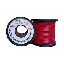 Çok Damarlı Montaj Kablosu - 22 Awg - 20 Metre - Kırmızı Diger