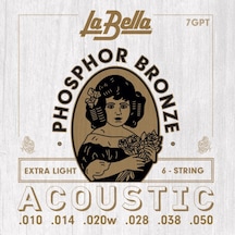 La Bella Akustik Tel Set 7gbt