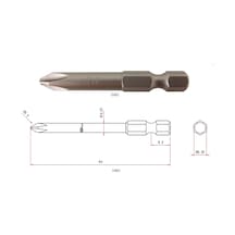 vessel 487205 Ph2x50 MM Yıldız Bits Uç