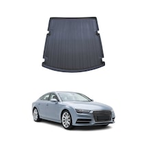 Audi A7 Sedan 2011-2017 Arası Uyumlu Araca Özel Kauçuk Tpe Bagaj Havuzu Siyah