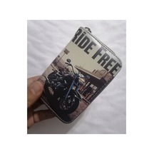 Owlbag Company Owl Bag Vintage Motorcycle Ride Free Desenli Tasarım Suni Deri Cüzdan Çok Renkli