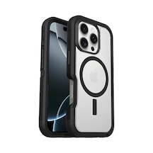 Xt Magsafe Kılıf 16 Pro Uyumlu Darbeye Karşı Koruyucu Kılıf Şeffaf Siyah Diğer