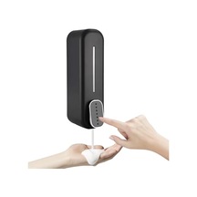Siyah Duvara Monte Sıvı Sabunluk - 300 Ml, Şık & Dayanıklı Dispenser, Banyo Ve Mutfak İçin Siyah