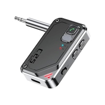 Tr Bluetooth 5.3 Kablosuz Ses Alıcı Verici 3.5mm Aux Adaptör Jak Bluetooth Dönüştürücü