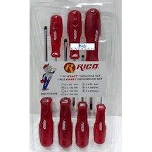 Rico Kraft Seri 7 Parça Tornavida Seti Takımı