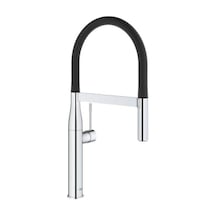 Grohe Eviye Bataryası Spiralli 2 Fonksiyonlu Essence Krom/Siyah-30294000