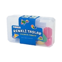 Redka Plastik Renkli Taşlar - 4 Adet Tarı