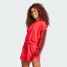 Adidas Is6997 W 3s Ft Cro Hd Kadın Sweatshirt Kırmızı